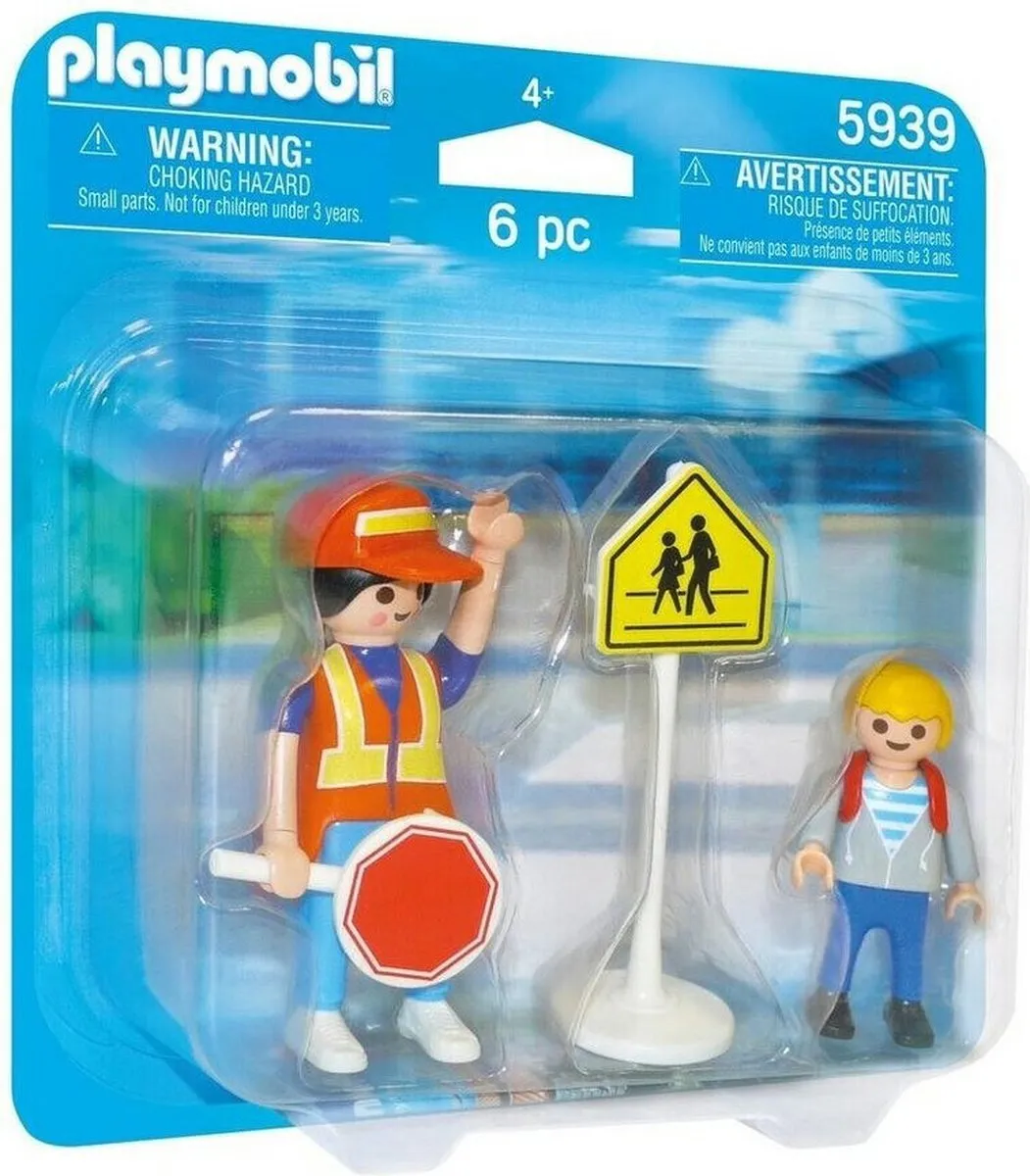 Playmobil Duo Pack Verkehrshelfer & Schoolkind P-5939