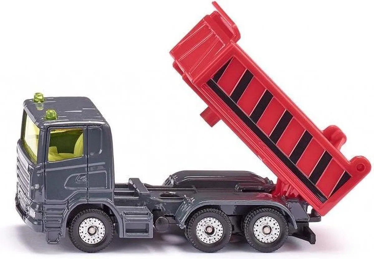 SIKU Kiepwagen Met Aanhanger 1685 - Rood
