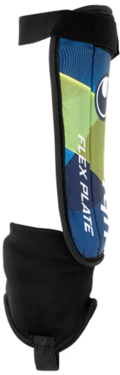 Uhlsport Flex Plate Scheenbeschermers XS - Navy/Ice Grey/Fluo Yellow