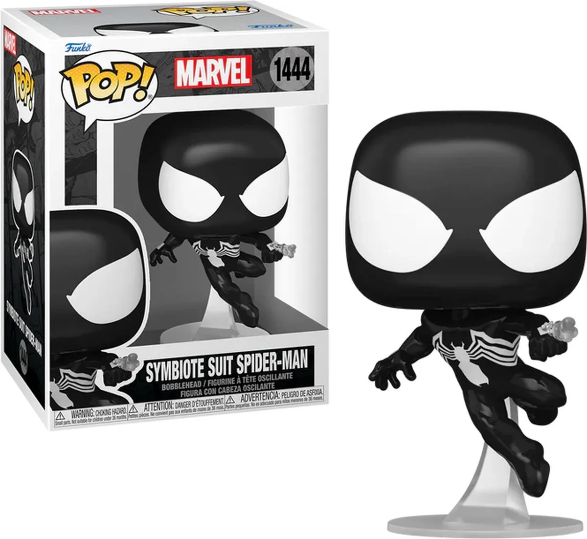 Funko Pop Marvel Symbiote Suit Spider-Man #1444 - Multi