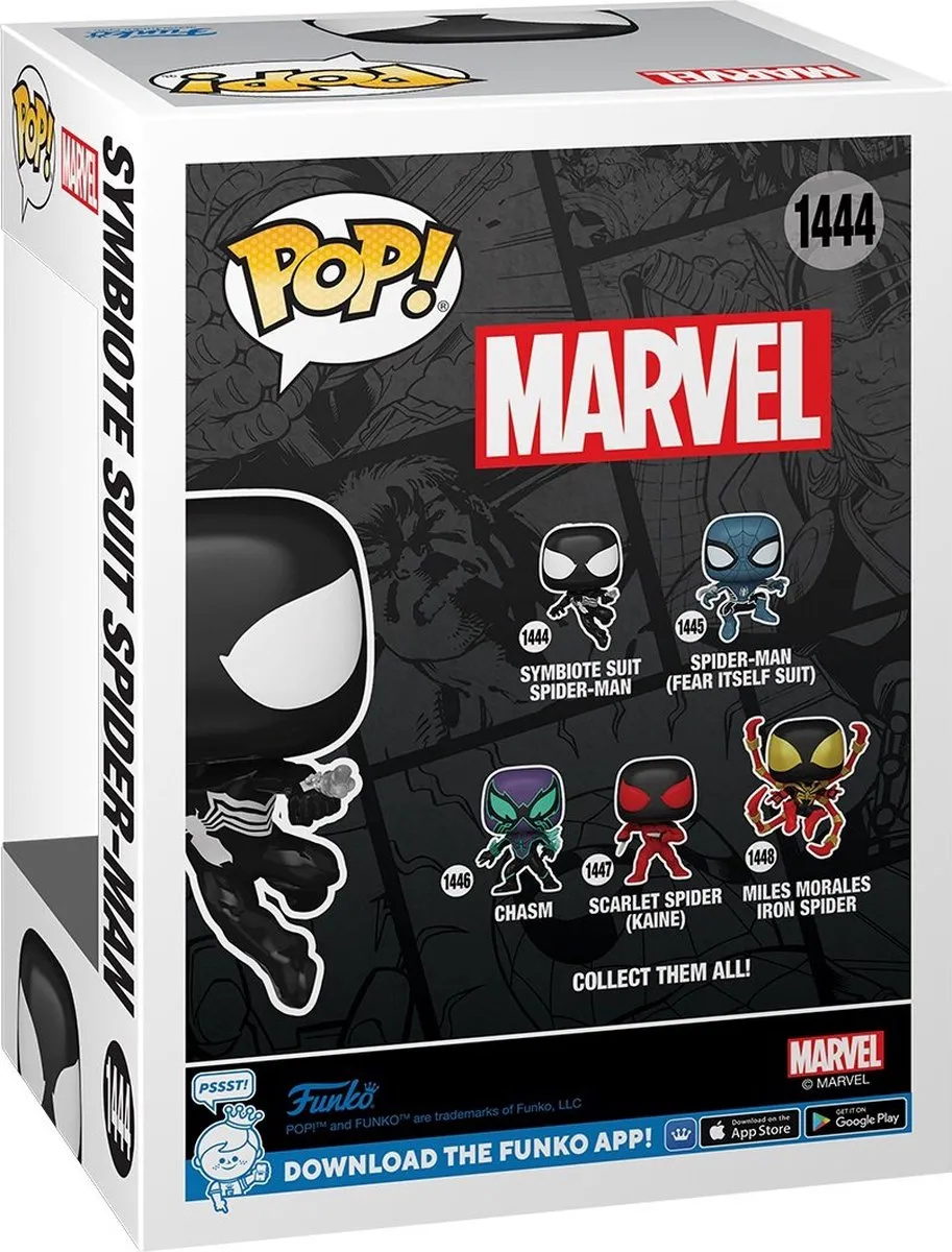 Funko Pop Marvel Symbiote Suit Spider-Man #1444 - Multi
