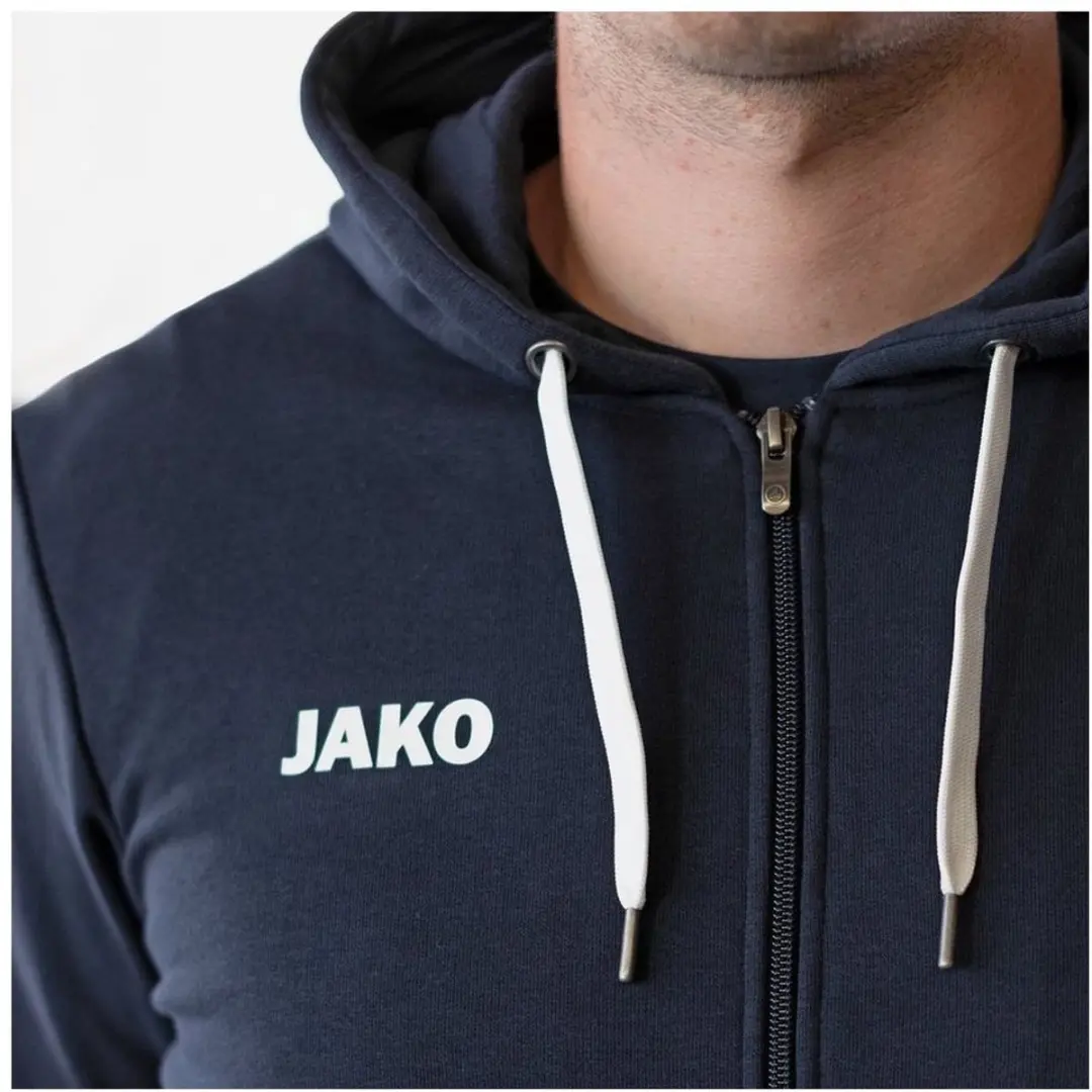 JAKO Hooded Jacket Base L - Blauw