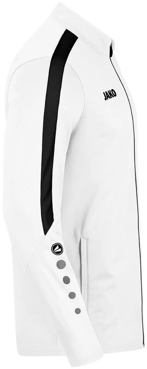 Jako Power Polyestervest Kinderen 116 - Wit