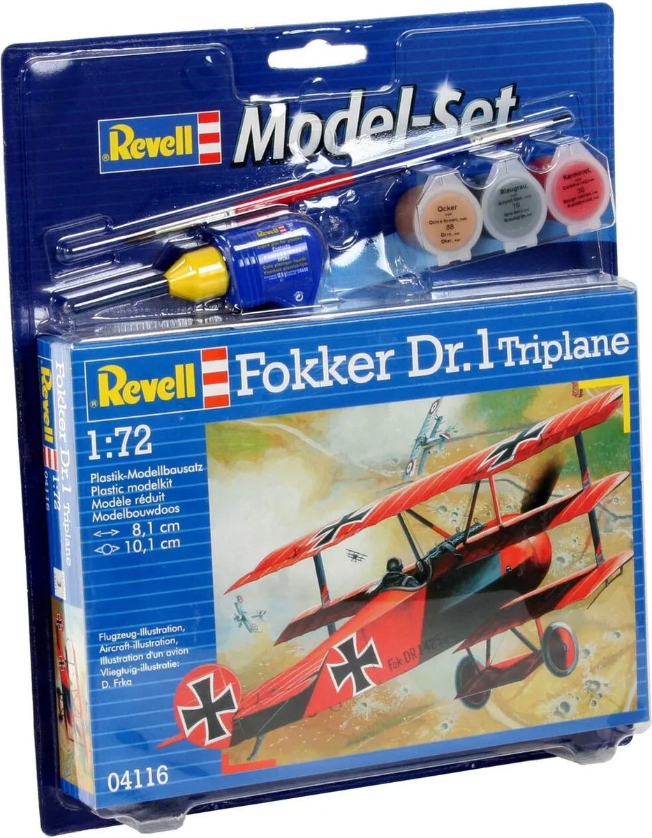 Revell Fokker DR Triplane 64116 Modelbouwpakket 1:72
