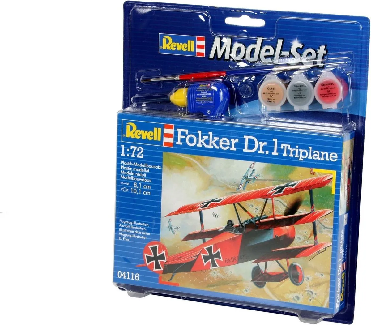Revell Fokker DR Triplane 64116 Modelbouwpakket 1:72 - Multi