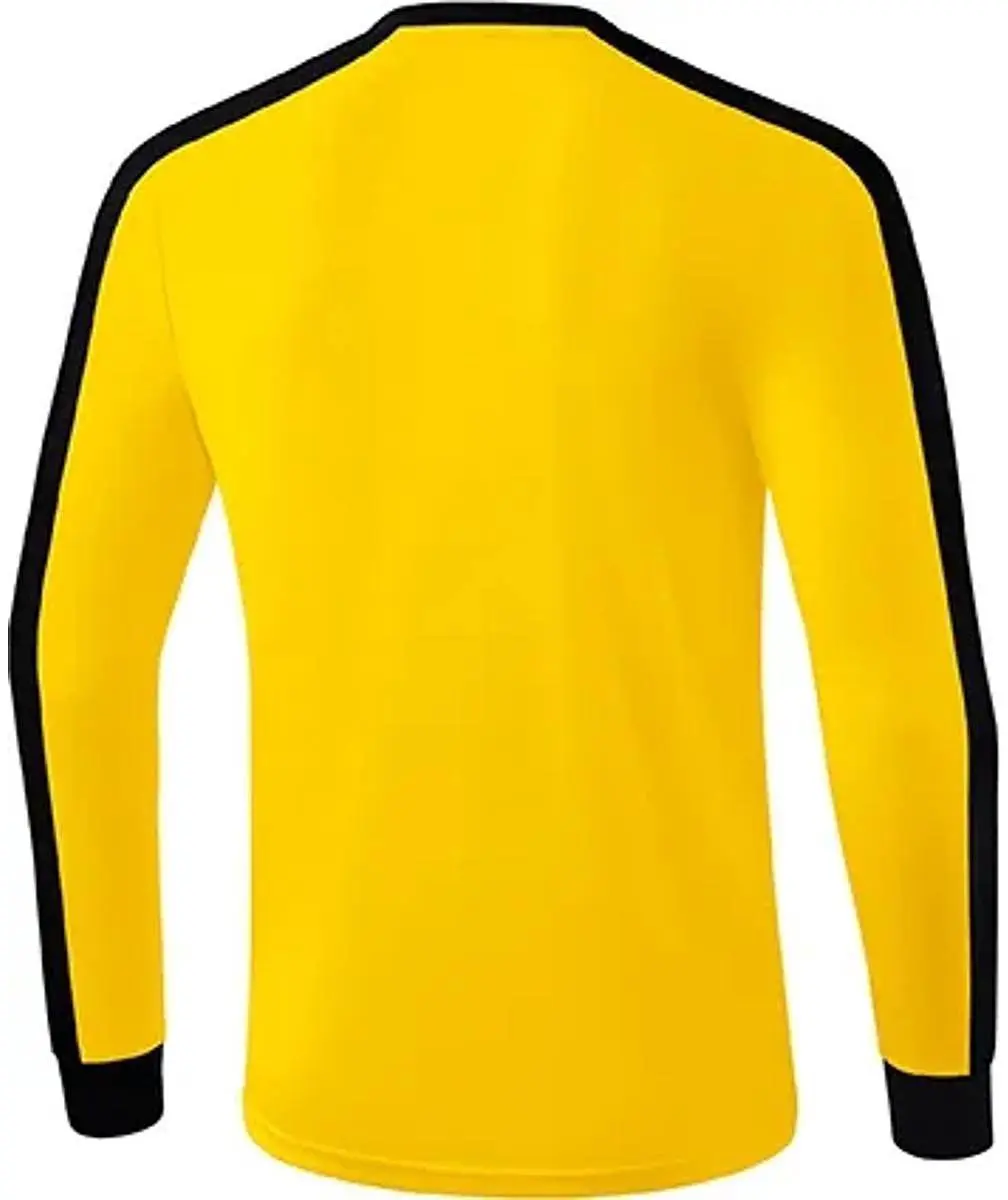 Erima Retro Star Voetbalshirt Lange Mouw Kinderen 140 - Zwart/Geel