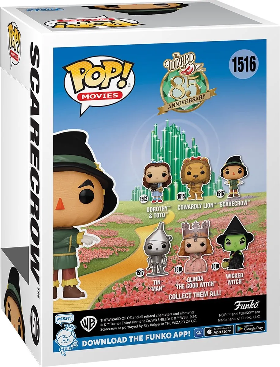 Funko Pop! The Wizard of Oz Scarecrow 75975 - Multicolor