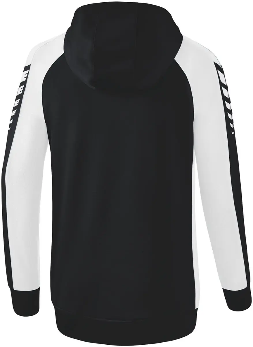 Erima Six Wings Trainingsjack Dames 44 - Zwart/Wit