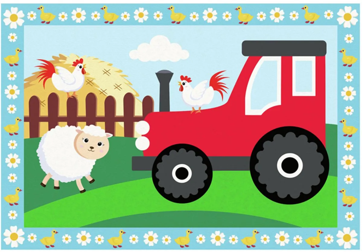 Ravensburger CreArt Tractor Schilderen op Nummer - Meerkleurig