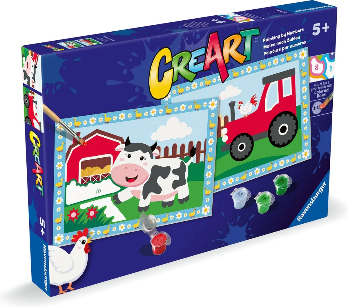 Ravensburger CreArt Tractor Schilderen op Nummer
