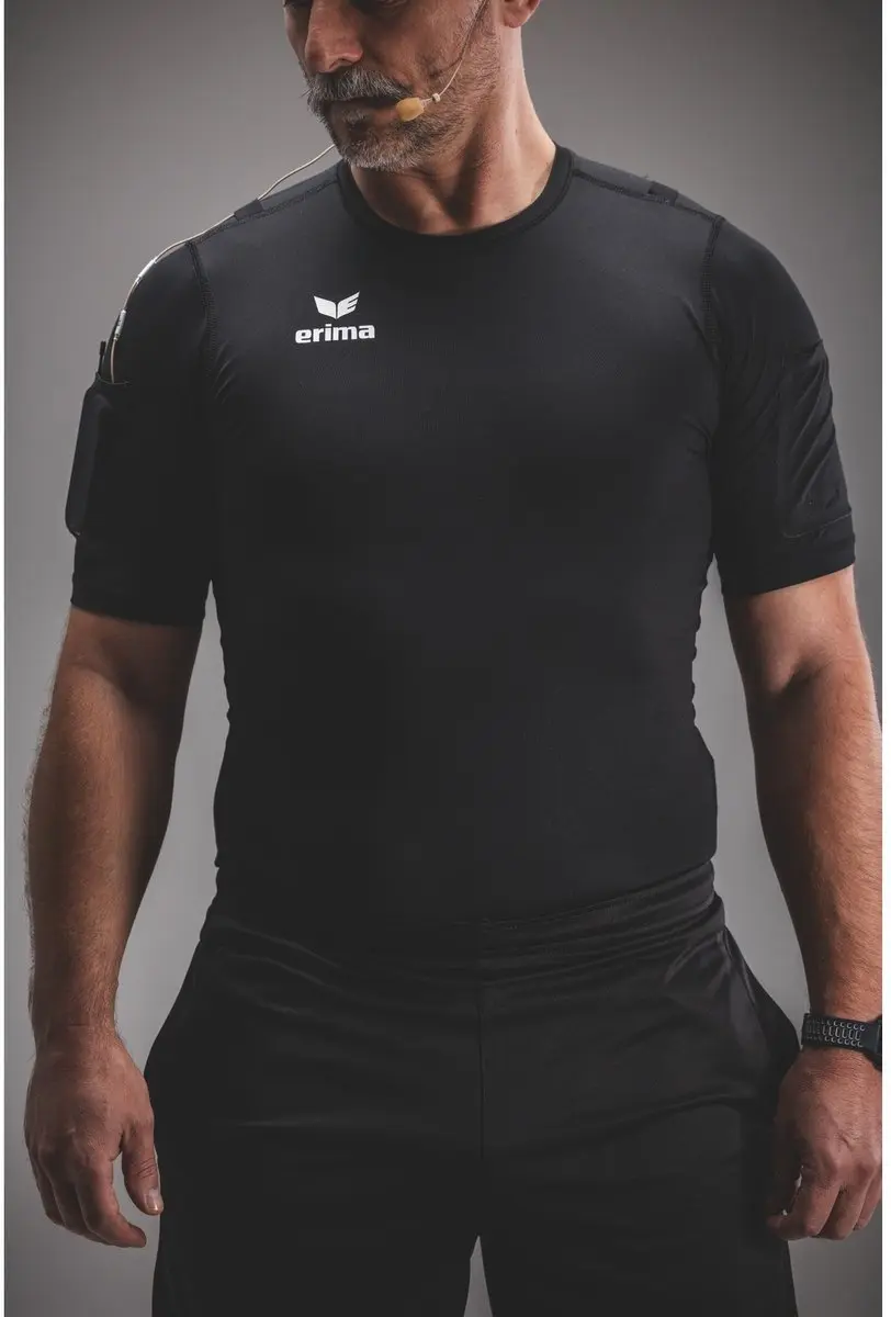 Erima Heren Referee Shirt - M - Zwart