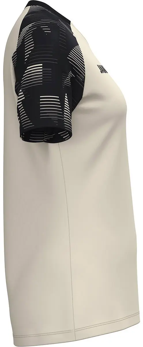 JAKO Sonic T-Shirt Dames 38 - Off White/Zwart