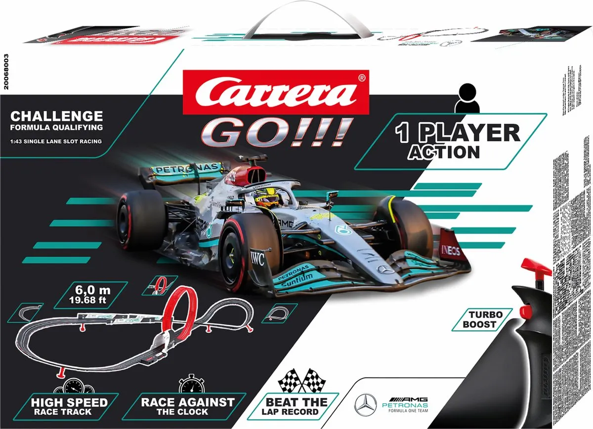 Carrera Go!!! CAR20068003 Racebaan - Mercedes - Formula Qualifying