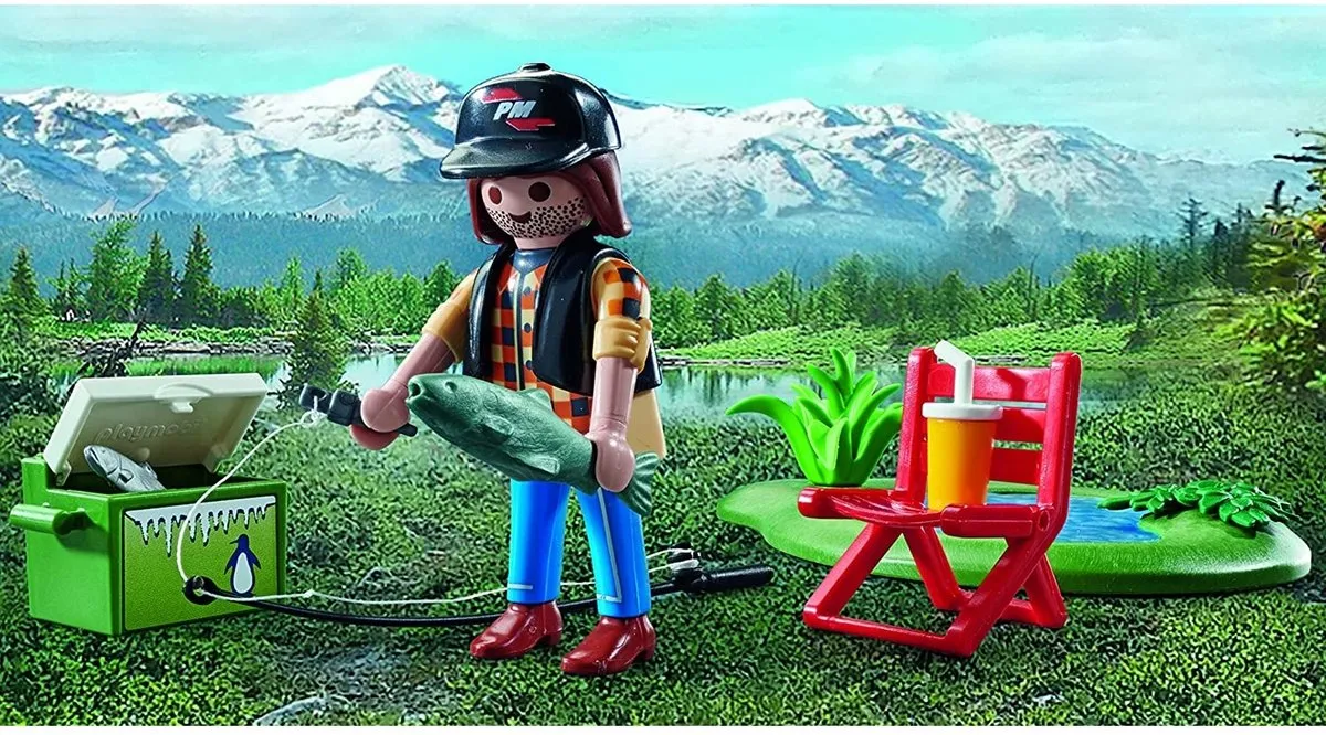 Playmobil Vissen met Pick-up P-71038 - Meerkleurig