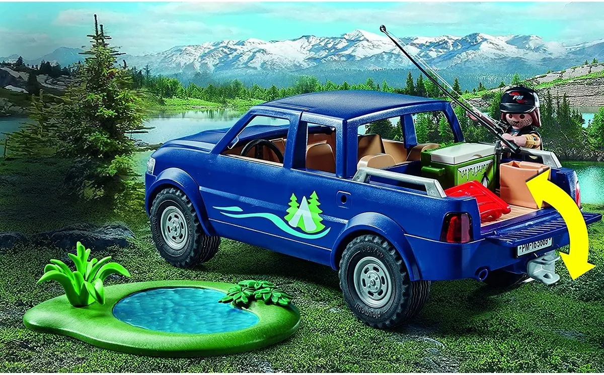 Playmobil Vissen met Pick-up P-71038 - Meerkleurig
