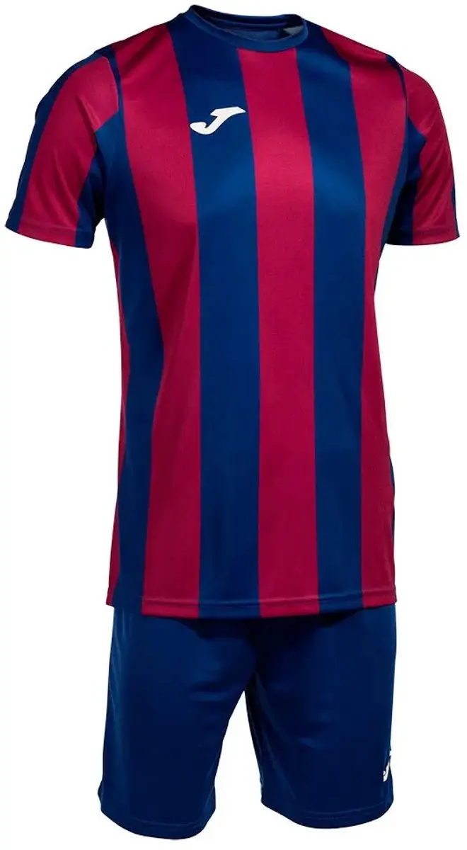 Joma Inter Classic Korte Mouw Set 9-10 jaar - Royal/Bordeaux