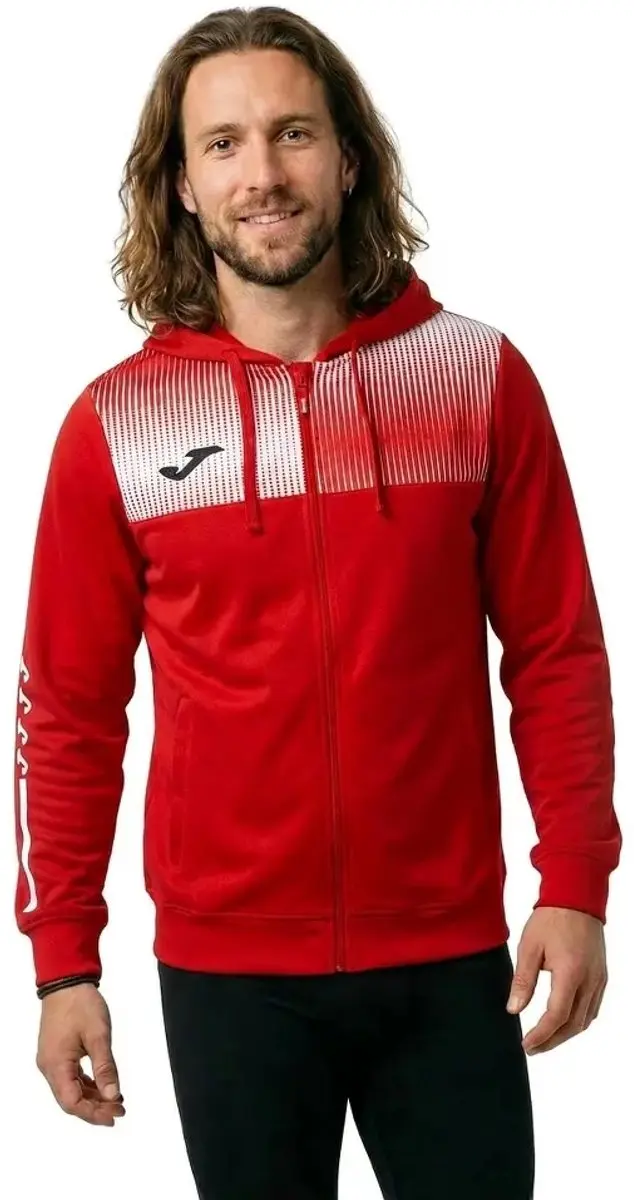 Joma Eco Supernova Sweatshirt - Rood/Geel L - afbeelding 2 van 3