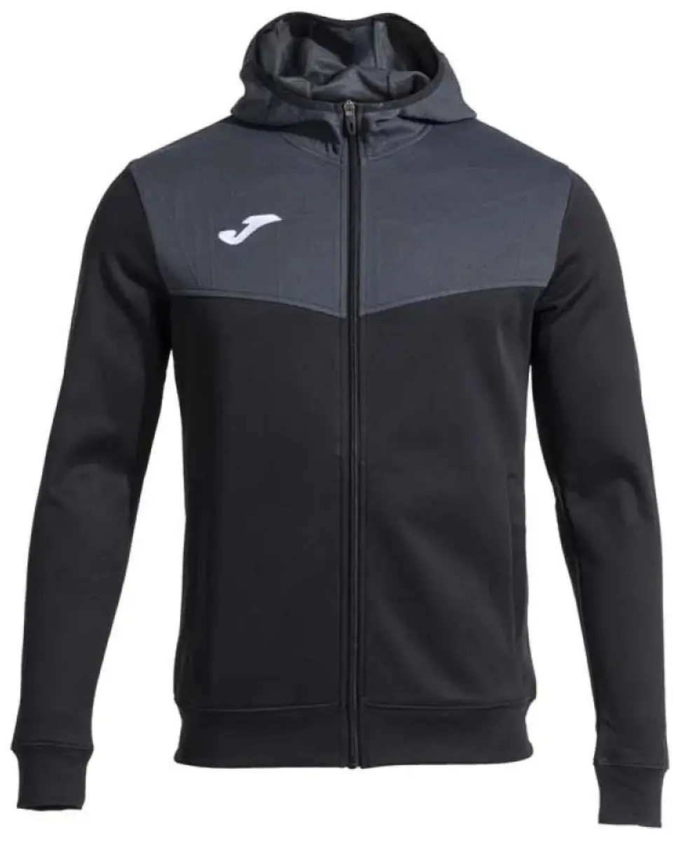 Joma Campus Street Sweatshirt Met Rits Zwart XL Man