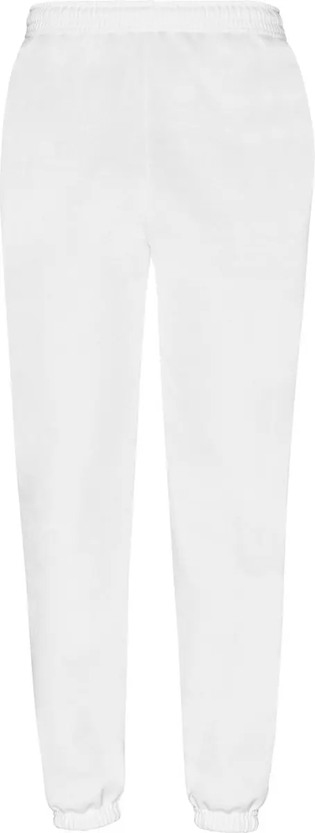 Fruit of the Loom joggingbroek wit voor volwassenen