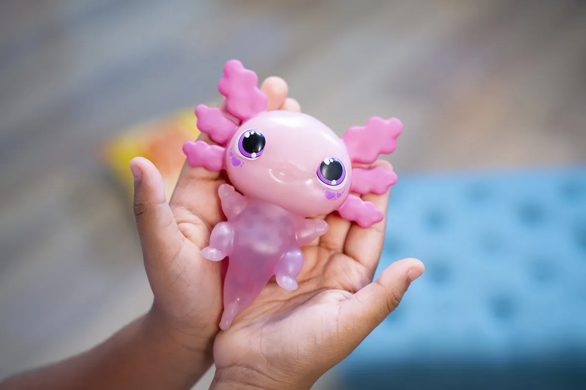 Goliath Animagic Let's Glo Axolotl Speelfiguur Roze - 3x AAA
