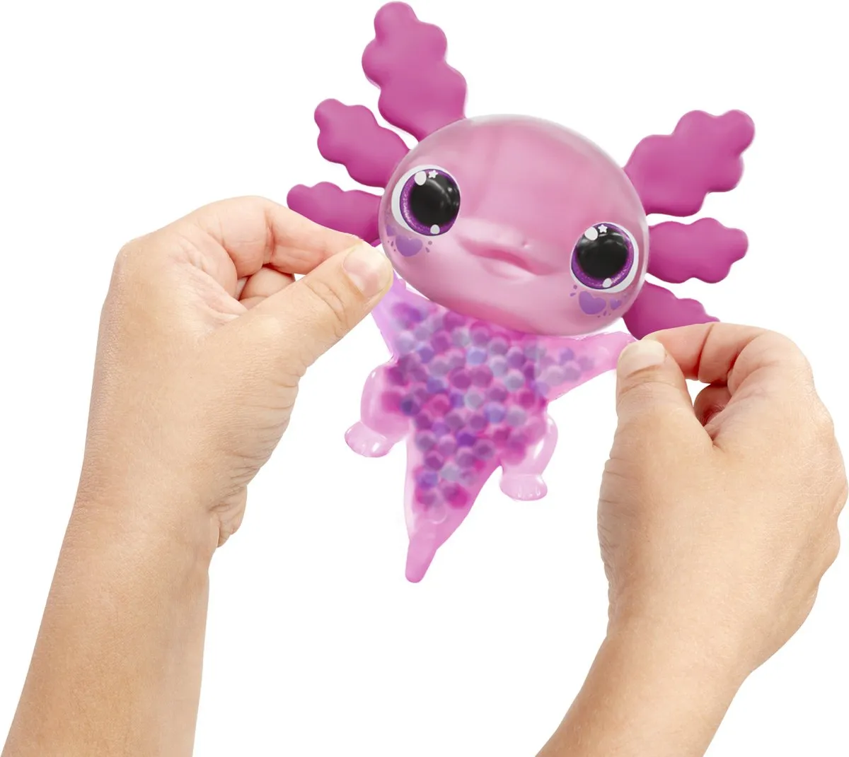 Goliath Animagic Let's Glo Axolotl Speelfiguur Roze - 3x AAA - afbeelding 6 van 6