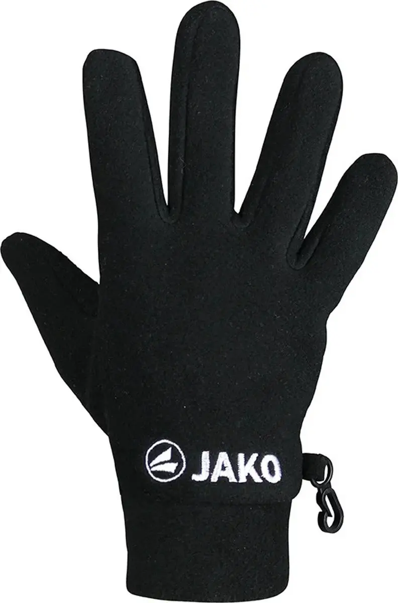 Jako Fleece Handschoenen Kinderen - Maat 7 - Zwart
