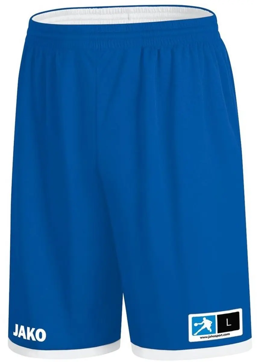JAKO Change 2.0 Reversible Short XXS - Wit/Royal - afbeelding 4 van 5