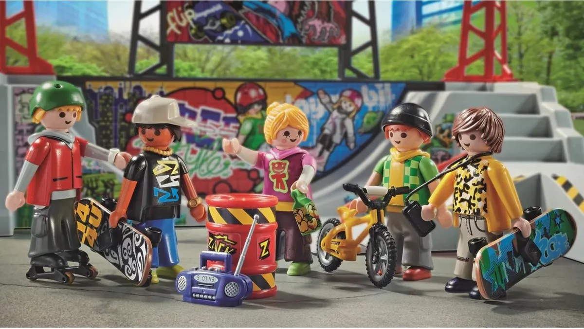 Playmobil Skating Grounds 70168 - Multicolor