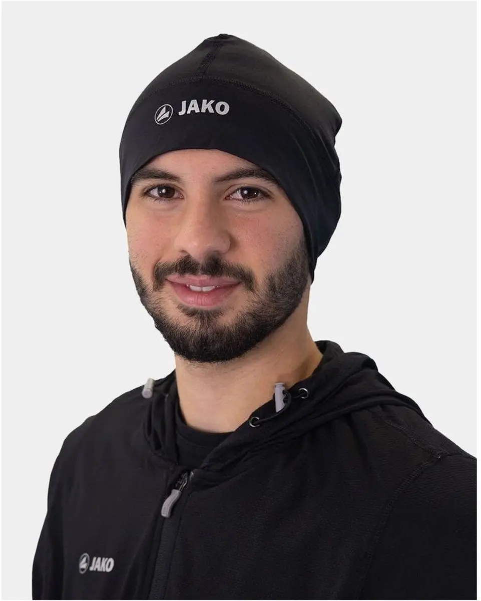 JAKO Run Functionele Muts - One Size - Zwart