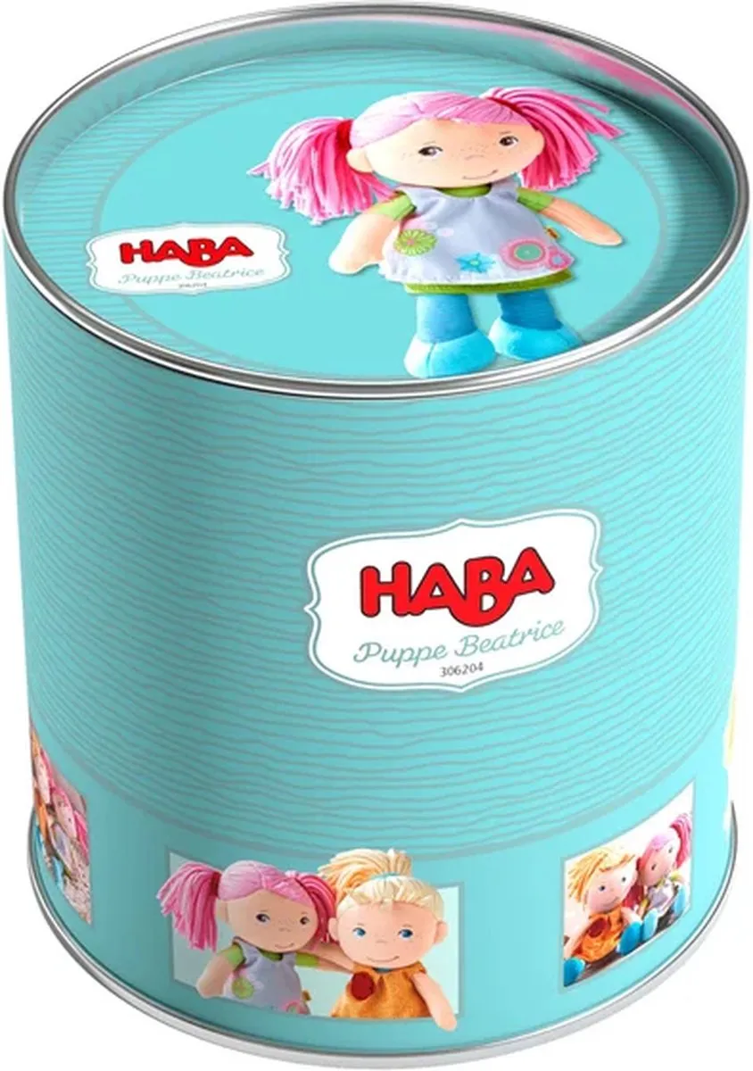 Haba Beatrice Knuffelpop 20cm - Multicolor