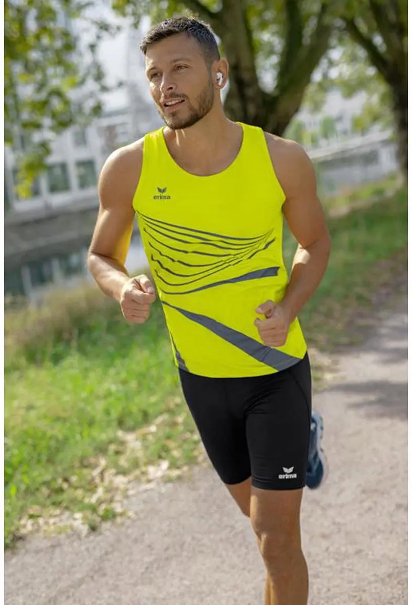 Erima Racing Hardloopsinglet Kinderen - Fluogeel 152
