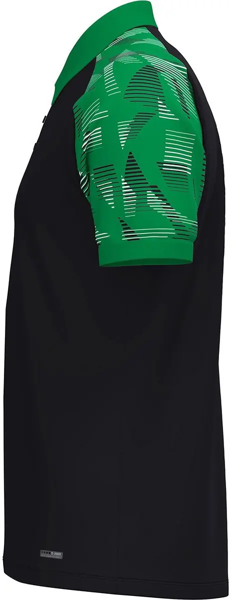 Jako Sonic Polo Heren XXL - Zwart/Groen