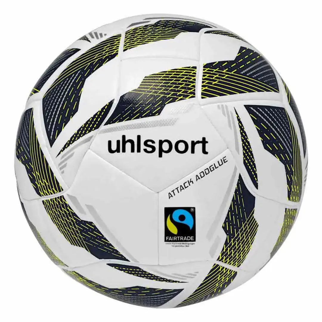 Uhlsport Attack Addglue For The Planet Voetbal 5 - Wit/Navy/Geel