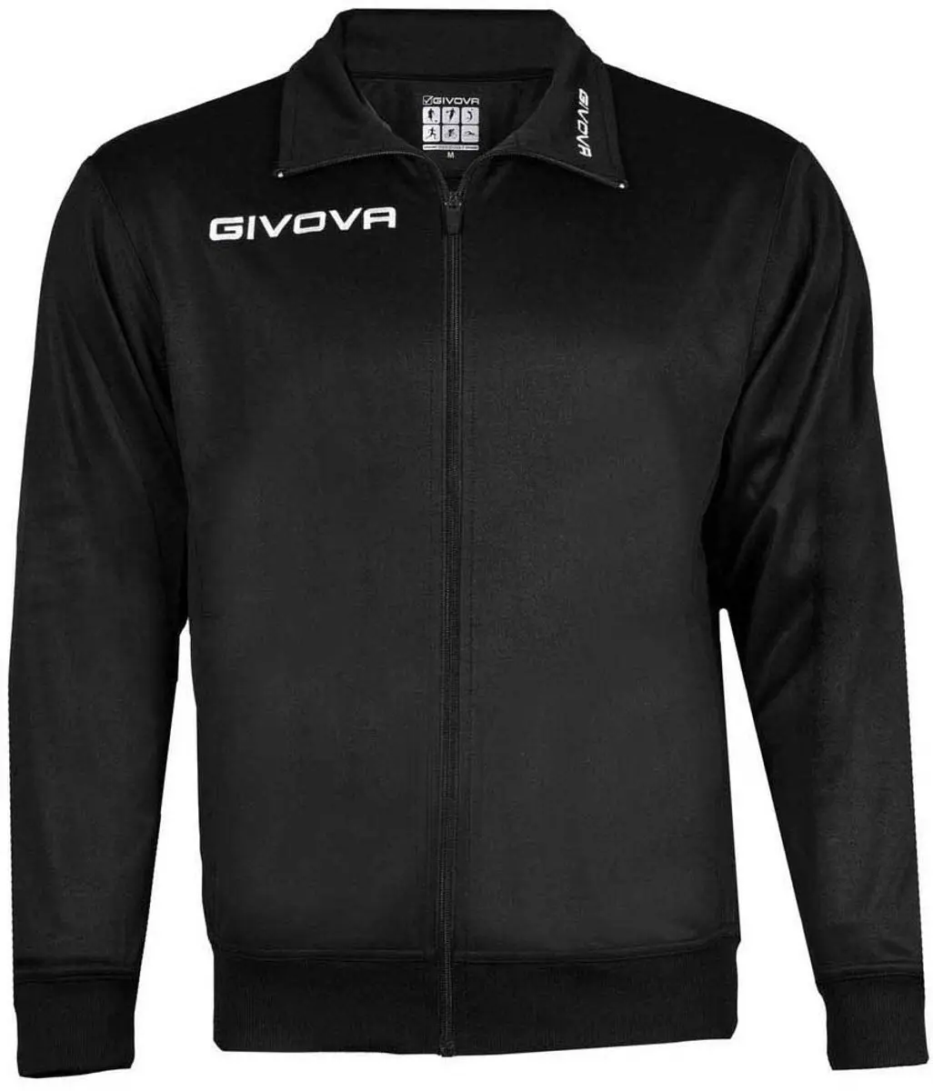 Givova Mono 500 Sweatshirt - Zwart - 10-12 jaar - afbeelding 2 van 3
