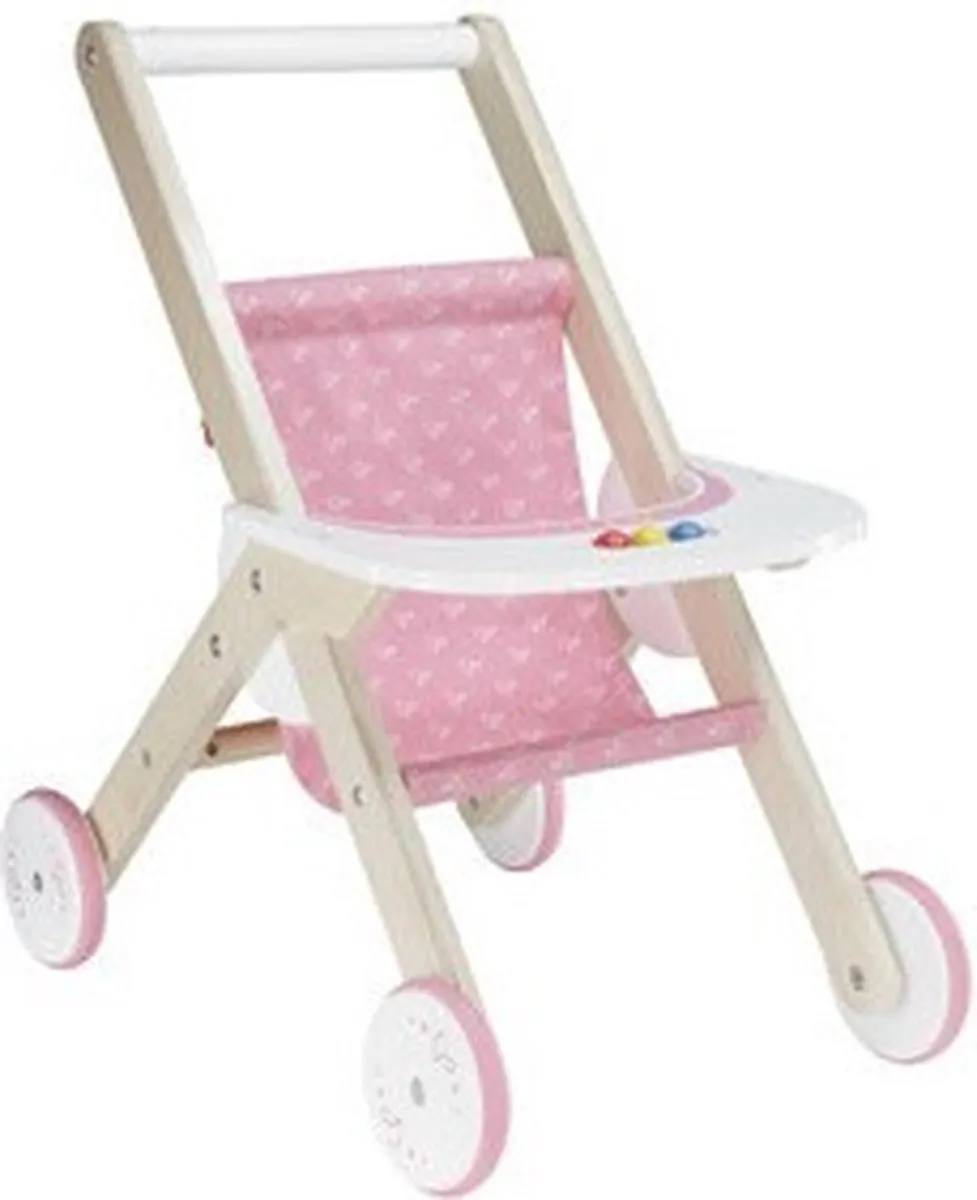 Hape Poppenwagen - Geel