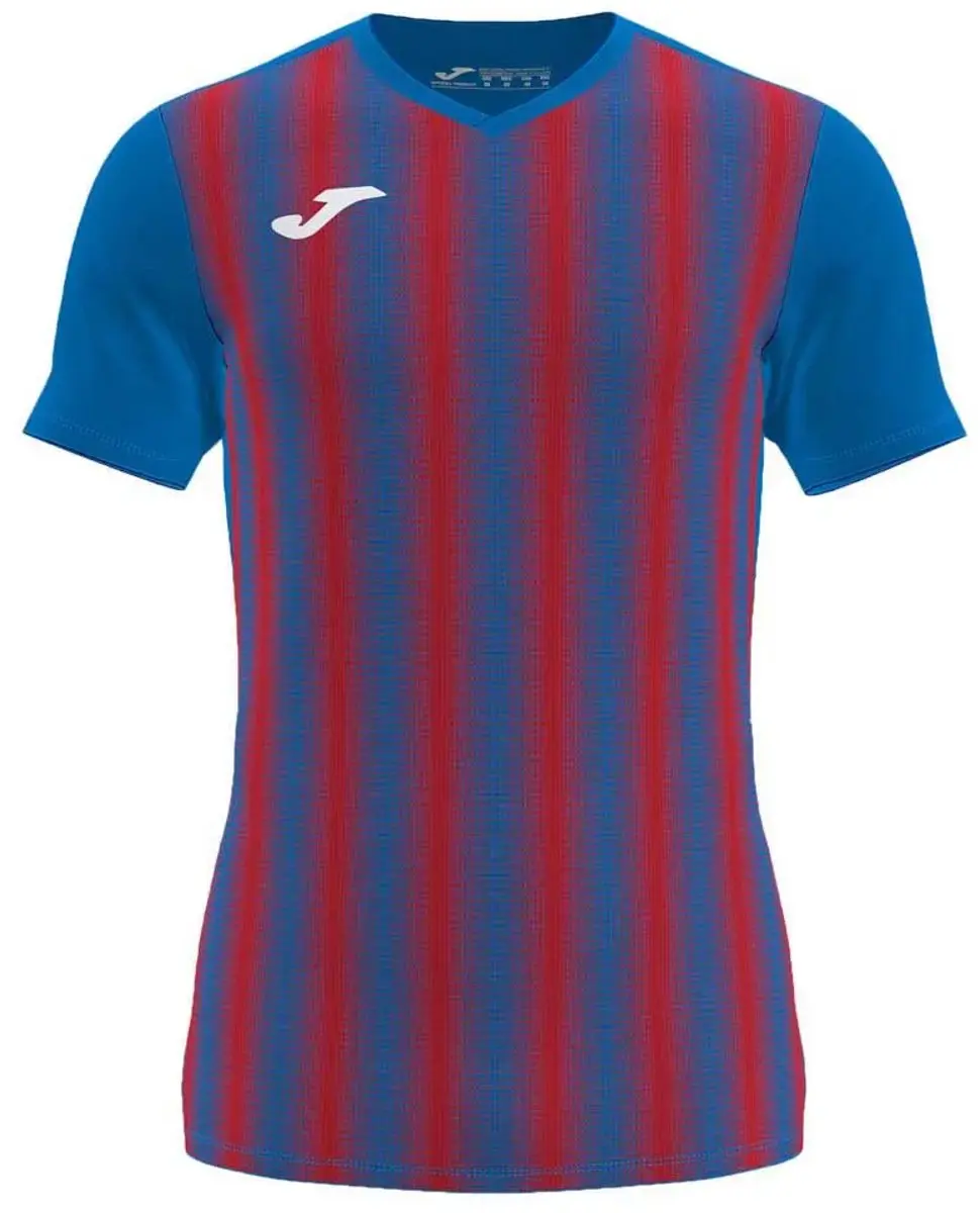 Joma Inter Ii T-shirt Met Korte Mouwen Rood,Blauw S Man