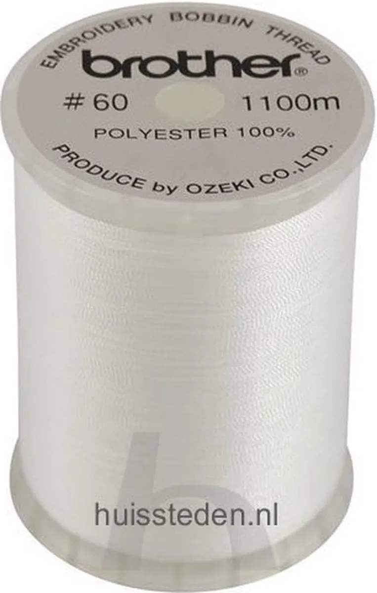 Brother Spoeldraad Wit 1100m - Polyester