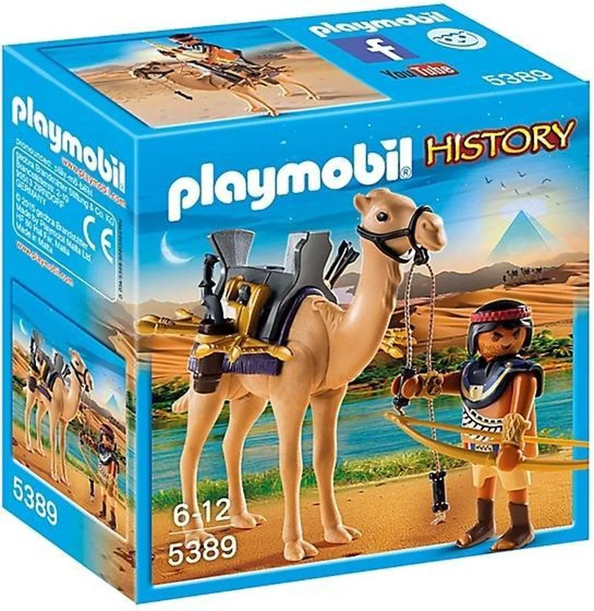 Playmobil History Egyptische Krijger Met Dromedaris 5389