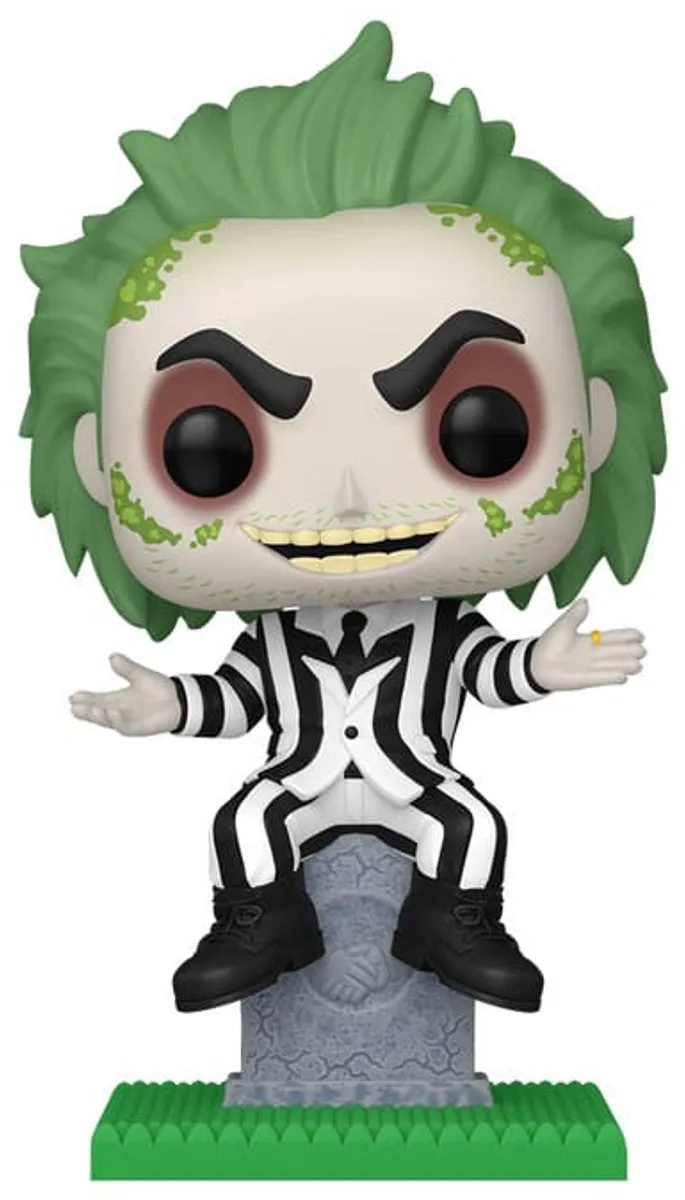 Funko Pop! Plus Beetlejuice On Tombstone #1757 - Grijs/ Groen/ Wit/ Zwart
