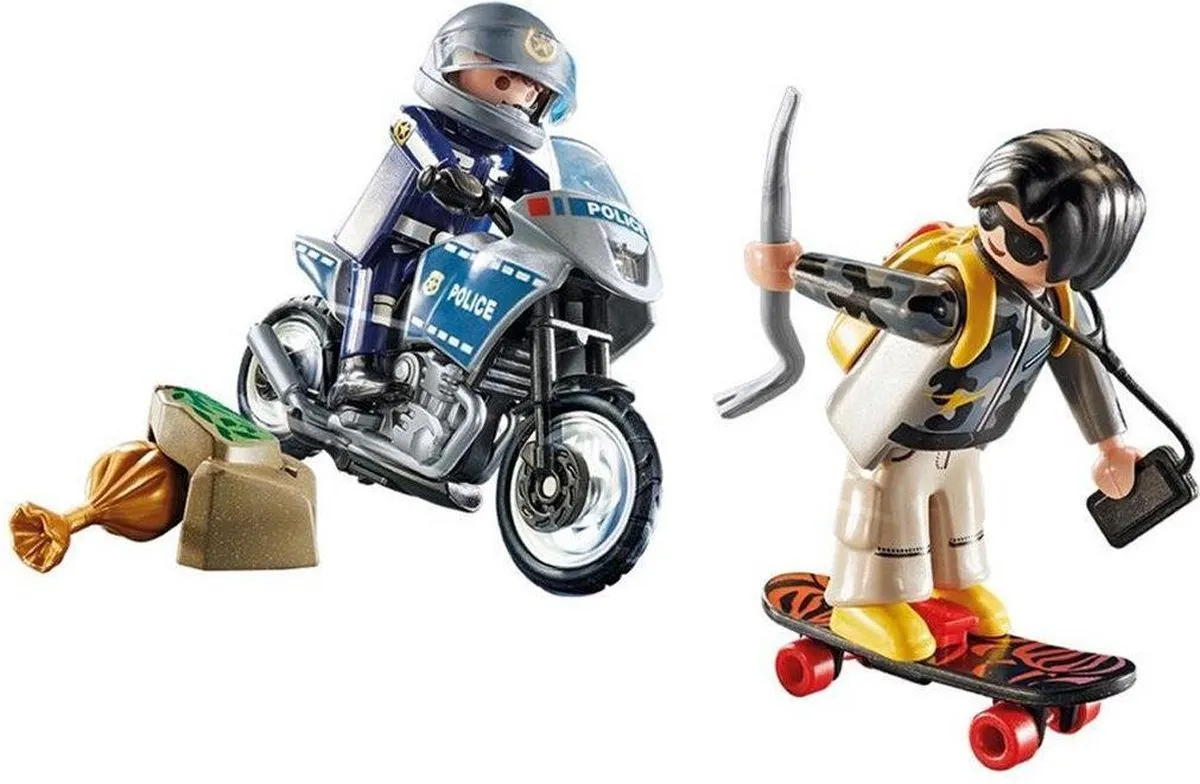 Playmobil City Action Starterpack Politie Uitbreidingsset 70502 - Multicolor