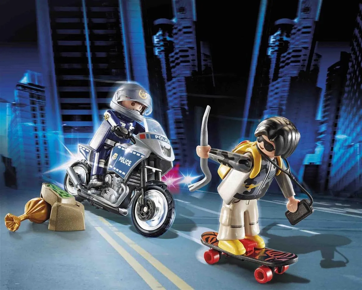 Playmobil City Action Starterpack Politie Uitbreidingsset 70502 - Multicolor