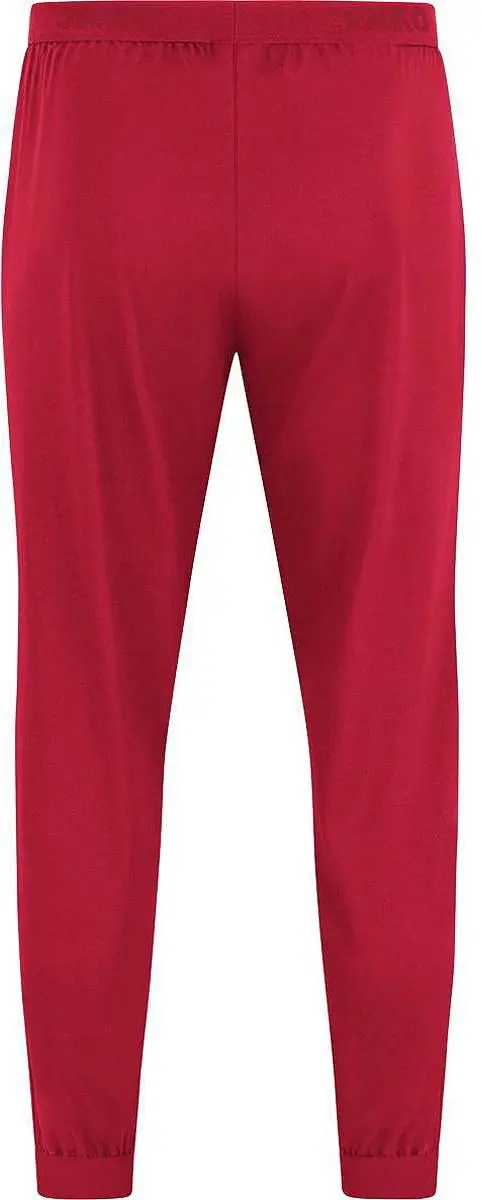 JAKO Power Vrijetijdsbroek Kinderen 140 - Wit/Rood