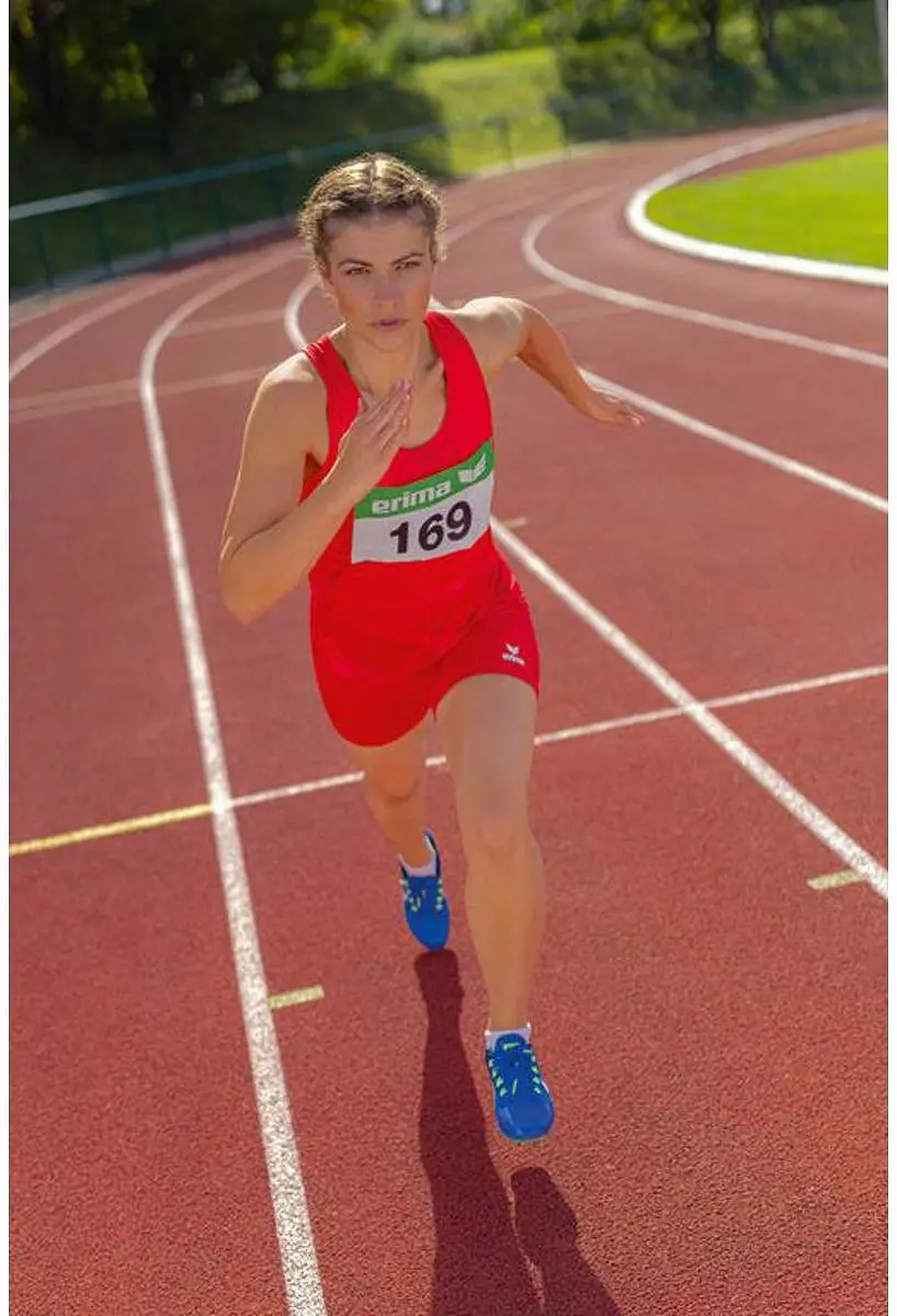 Erima Racing Hardloopsinglet Dames - Rood Maat 44