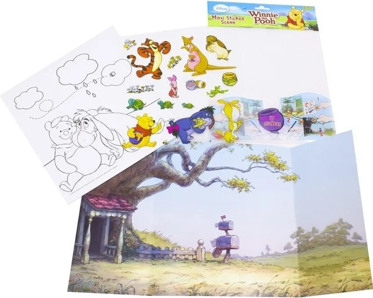 Disney Winnie the Poeh Maxi Sticker Scene
