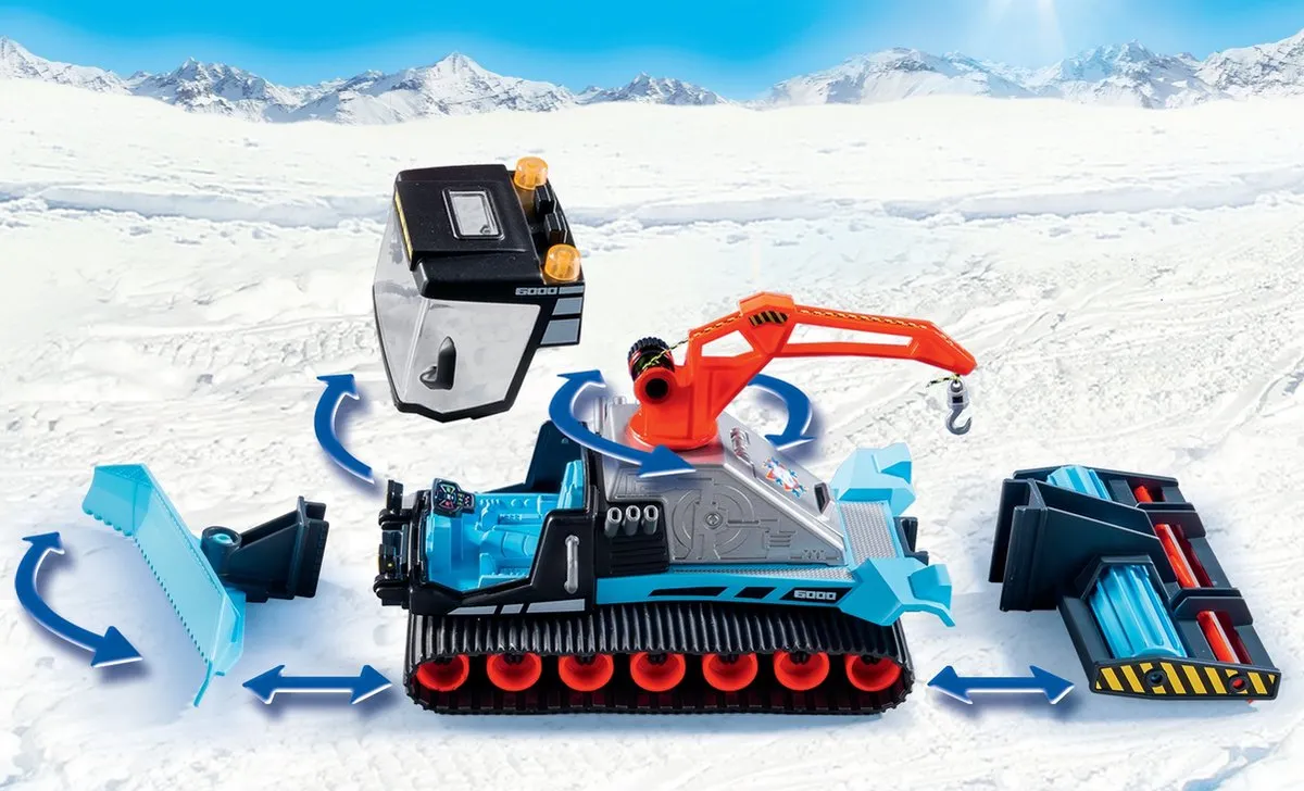 Playmobil Family Fun Sneeuwruimer 9500 - Multicolor - afbeelding 5 van 6