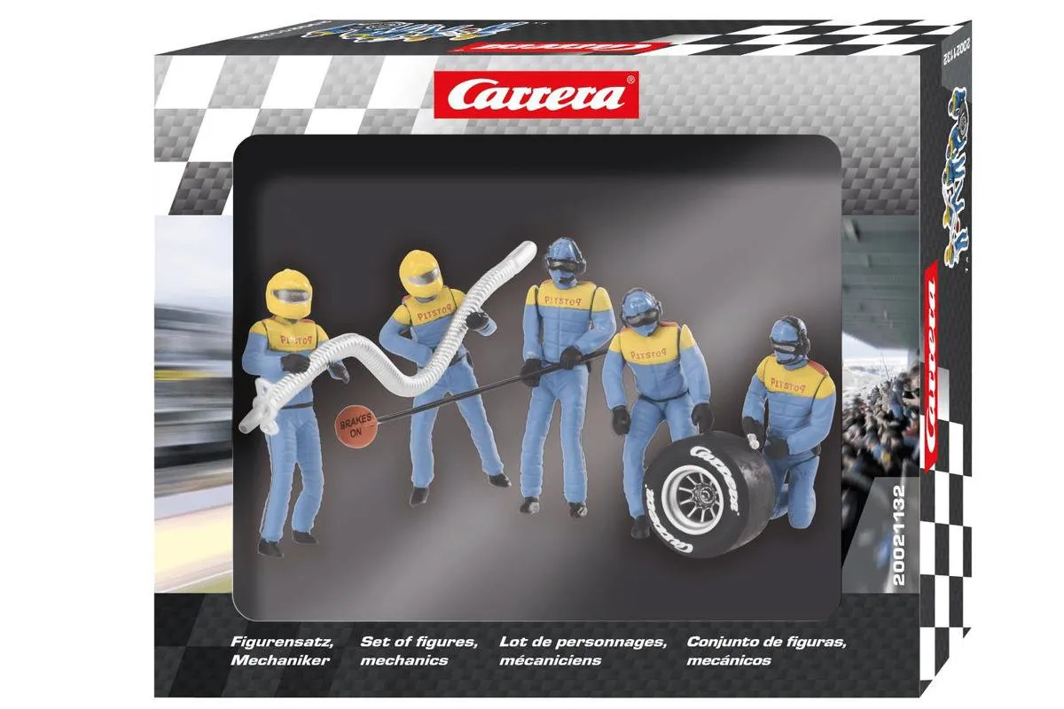 Carrera CAR20021132 Mechanisch Team - 5 Figuren - Multi