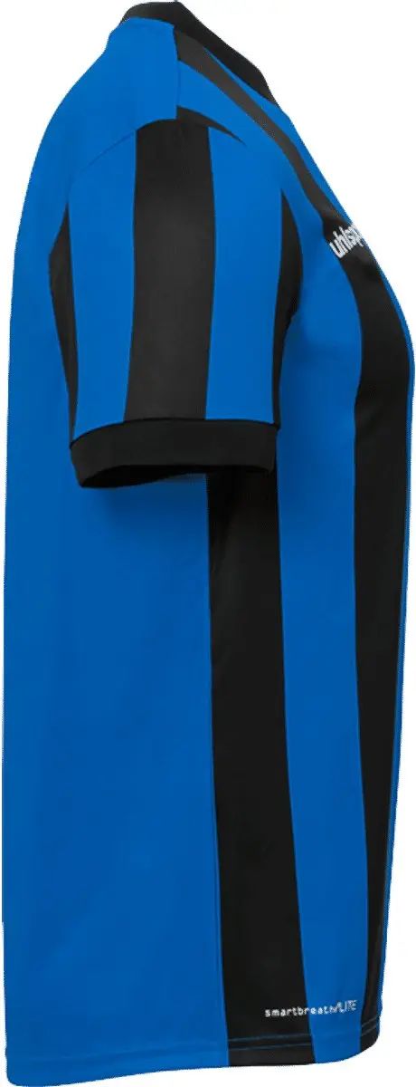 Uhlsport Stripe 2.0 Shirt Korte Mouw Kinderen 164 - Zwart/Royal