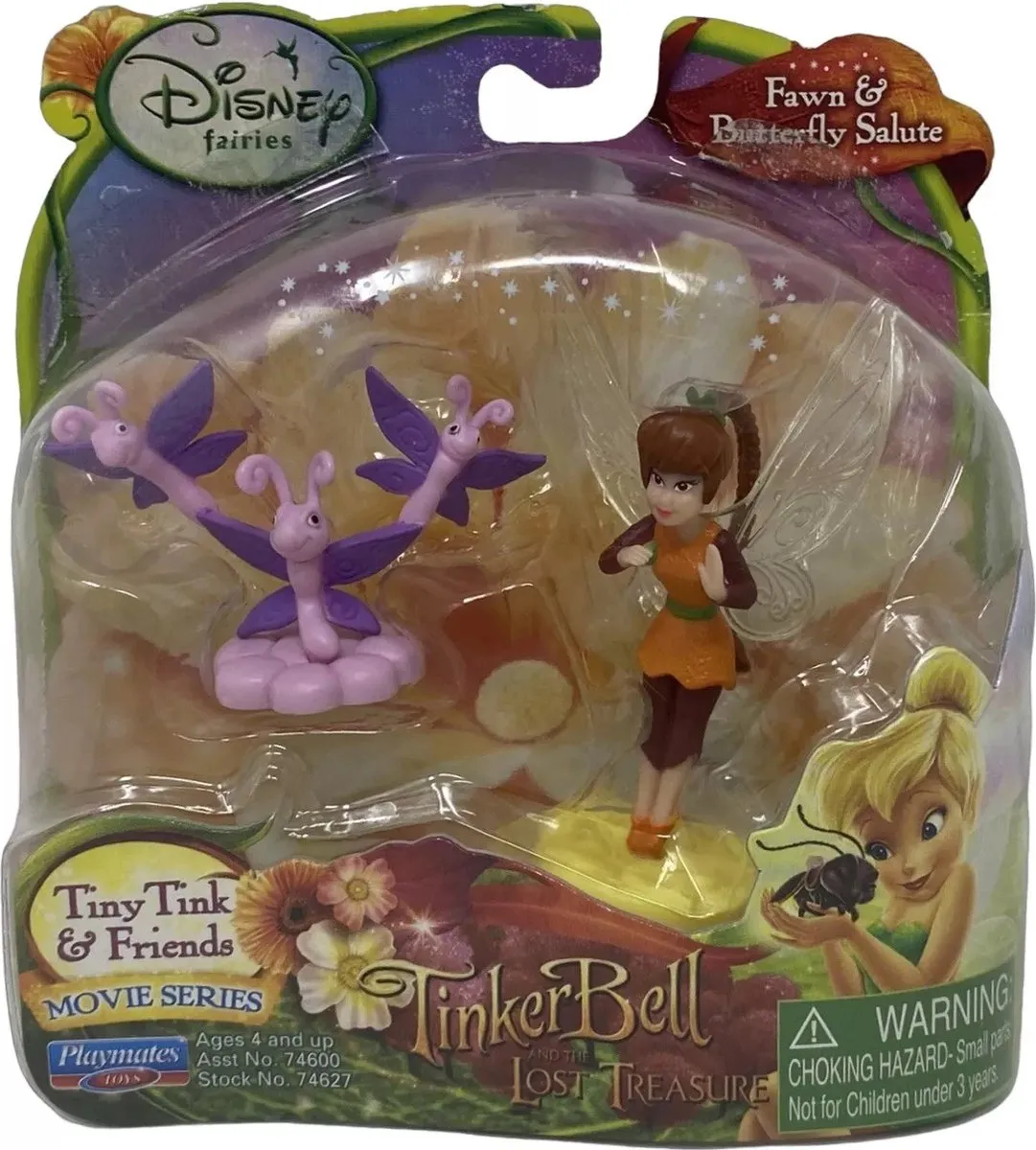 Disney Tiny Tink & Friends Fawn & Butterfly Salute Lost Treasure