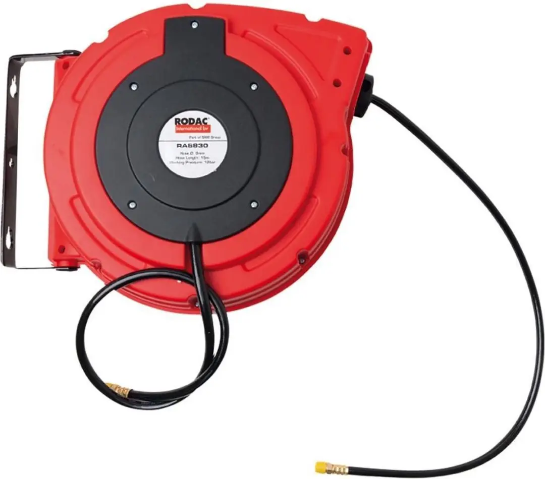 RODAC Automatische Luchthaspel RA8830 15m - Rood