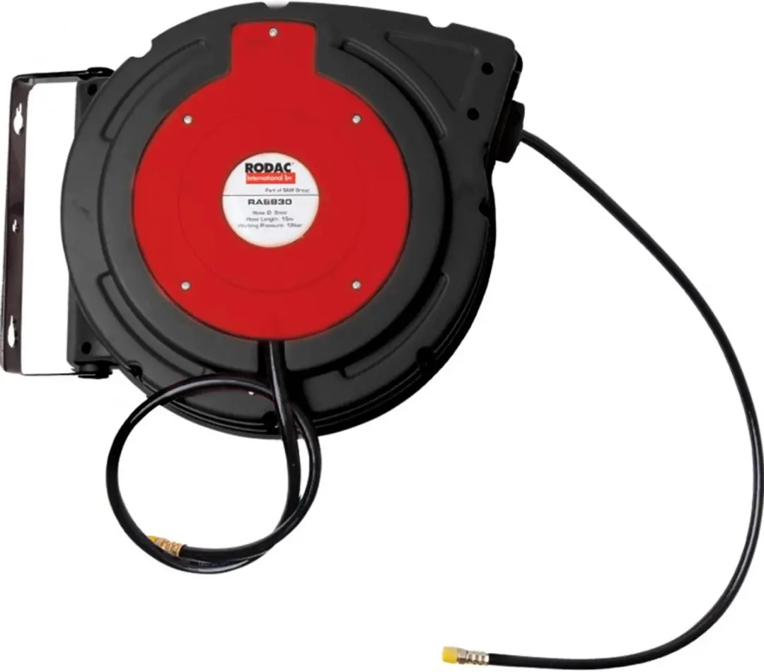 RODAC Automatische Luchthaspel RA8830 15m - Rood